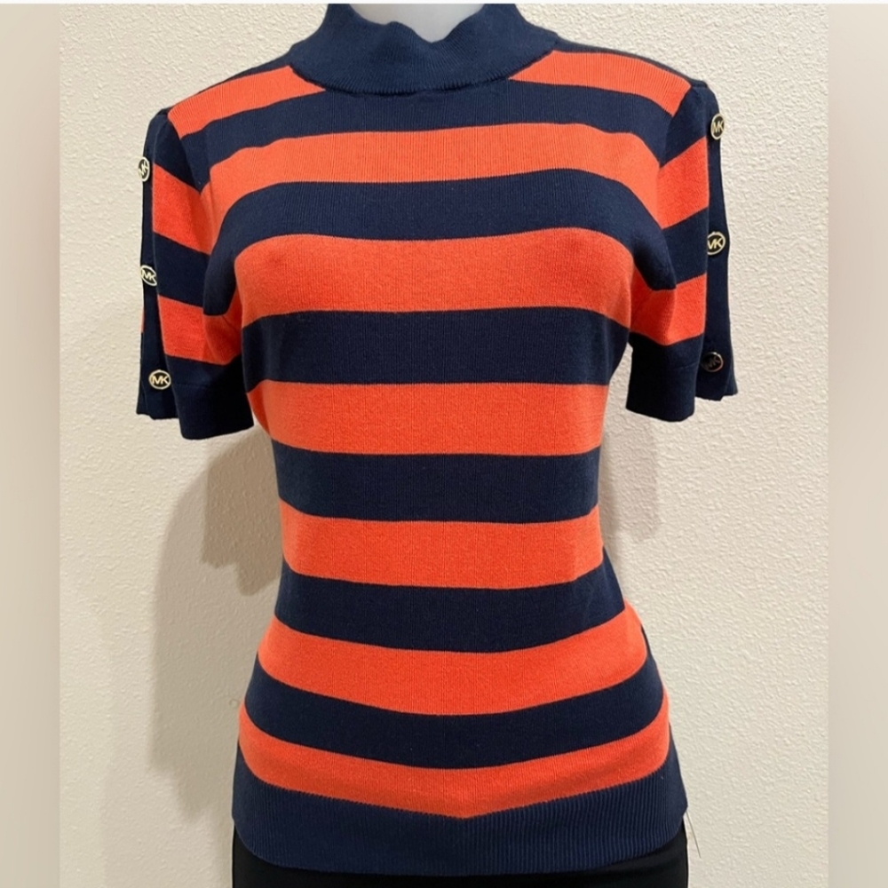 Michael Kors short sleeve knit top